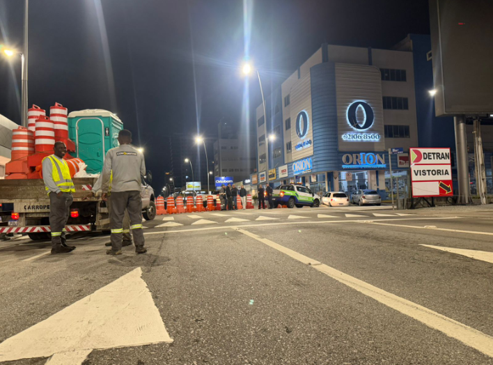 Megaoperação iniciada na madrugada marca começo das obras na Avenida Presidente Kennedy