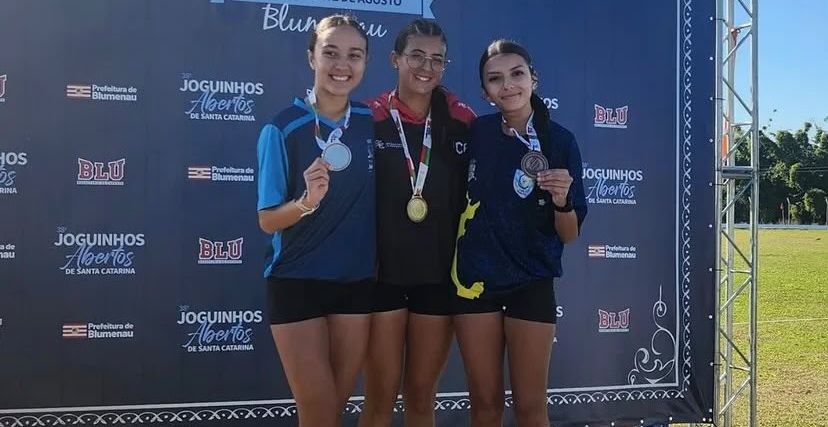 Atletismo de São José conquista seis medalhas nos Joguinhos Abertos de Santa Catarina